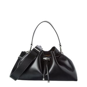 Jimmy Choo Bon Bon E/W Leather Bucket Bag, Black